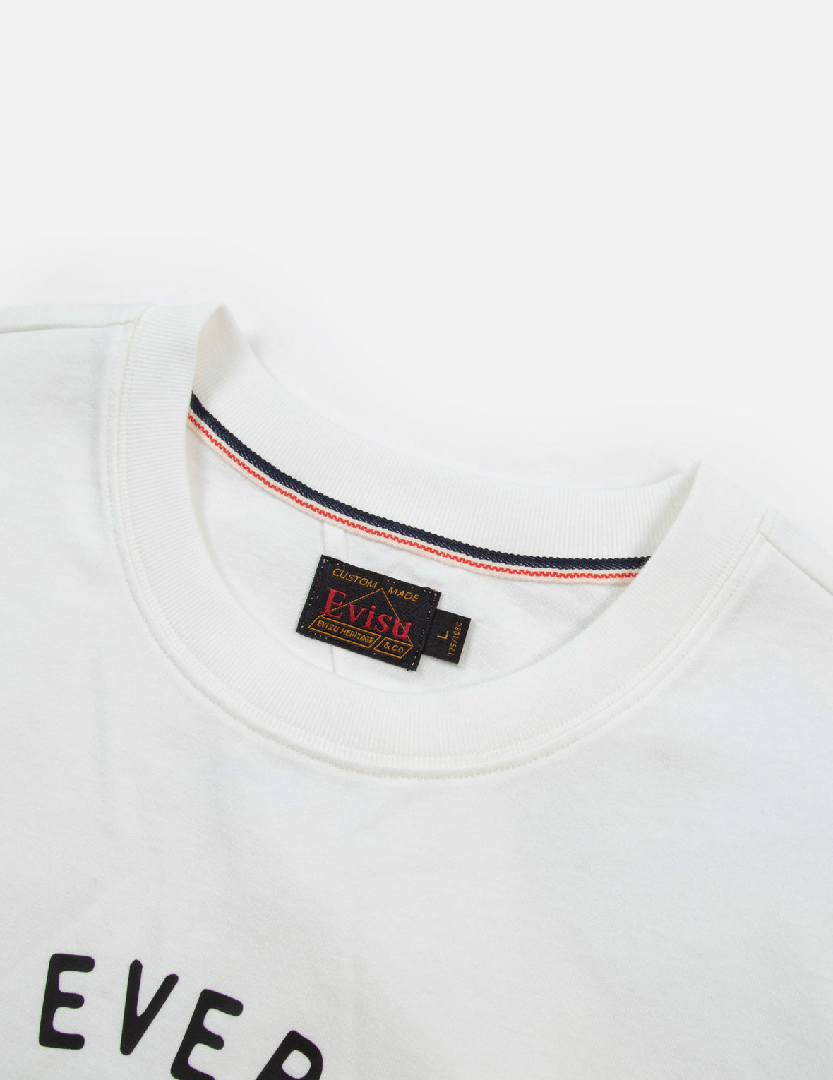 遊び心のある仏頭プリント レギュラーフィットTシャツ