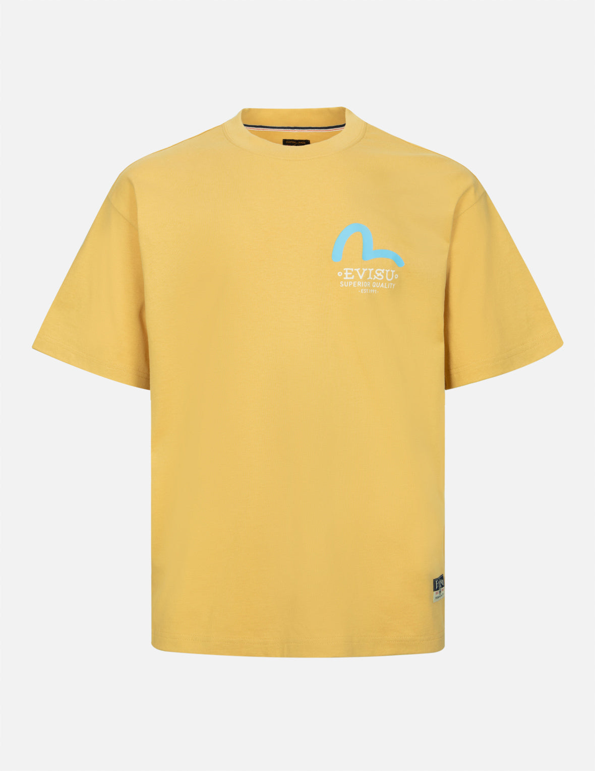 仏頭大黒プリントリラックスフィットTシャツ