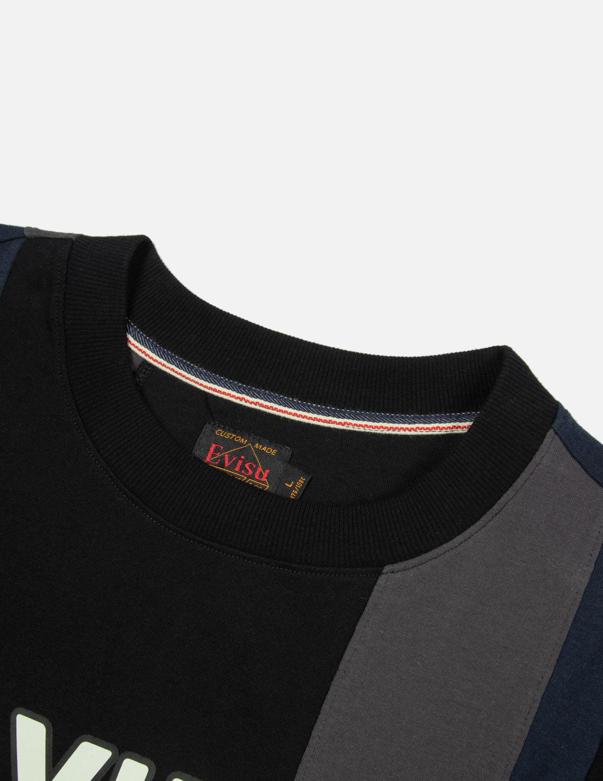 デコンストラクト遊び心ゴッドヘッドプリントのルーズフィットTシャツ