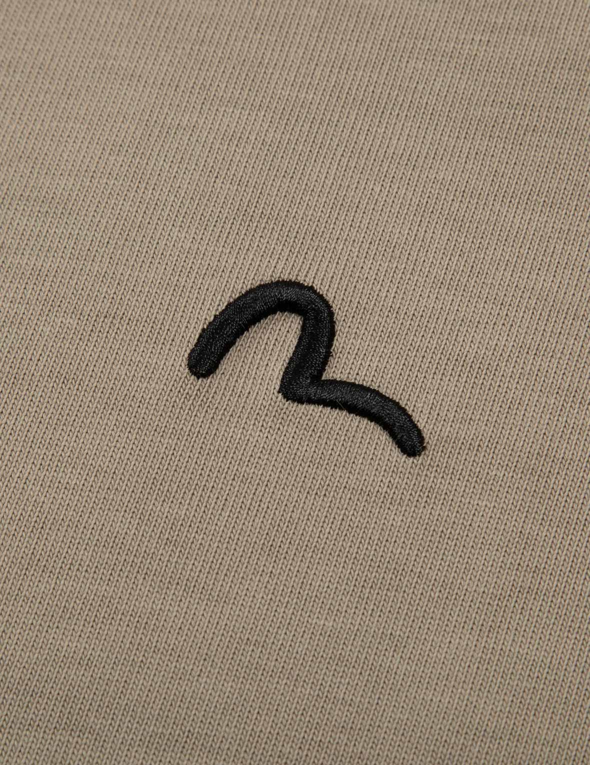 カモメ刺繍リラックスフィットTシャツ