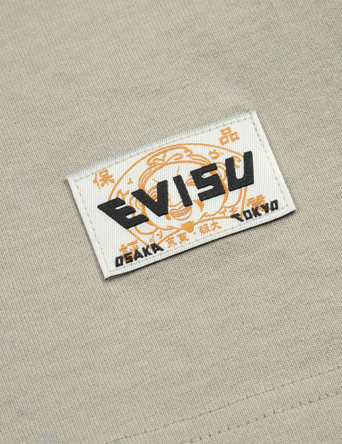 カモメとロゴプリントルーズフィットTシャツ