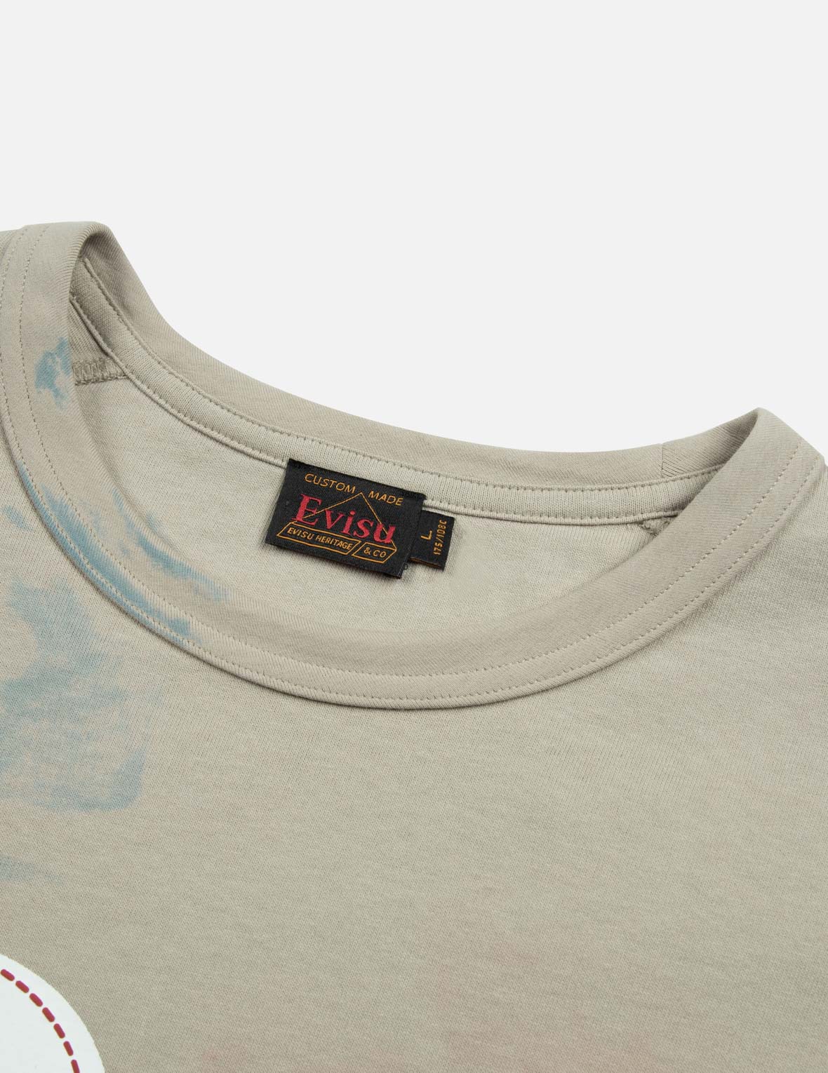 カモメとロゴプリントルーズフィットTシャツ