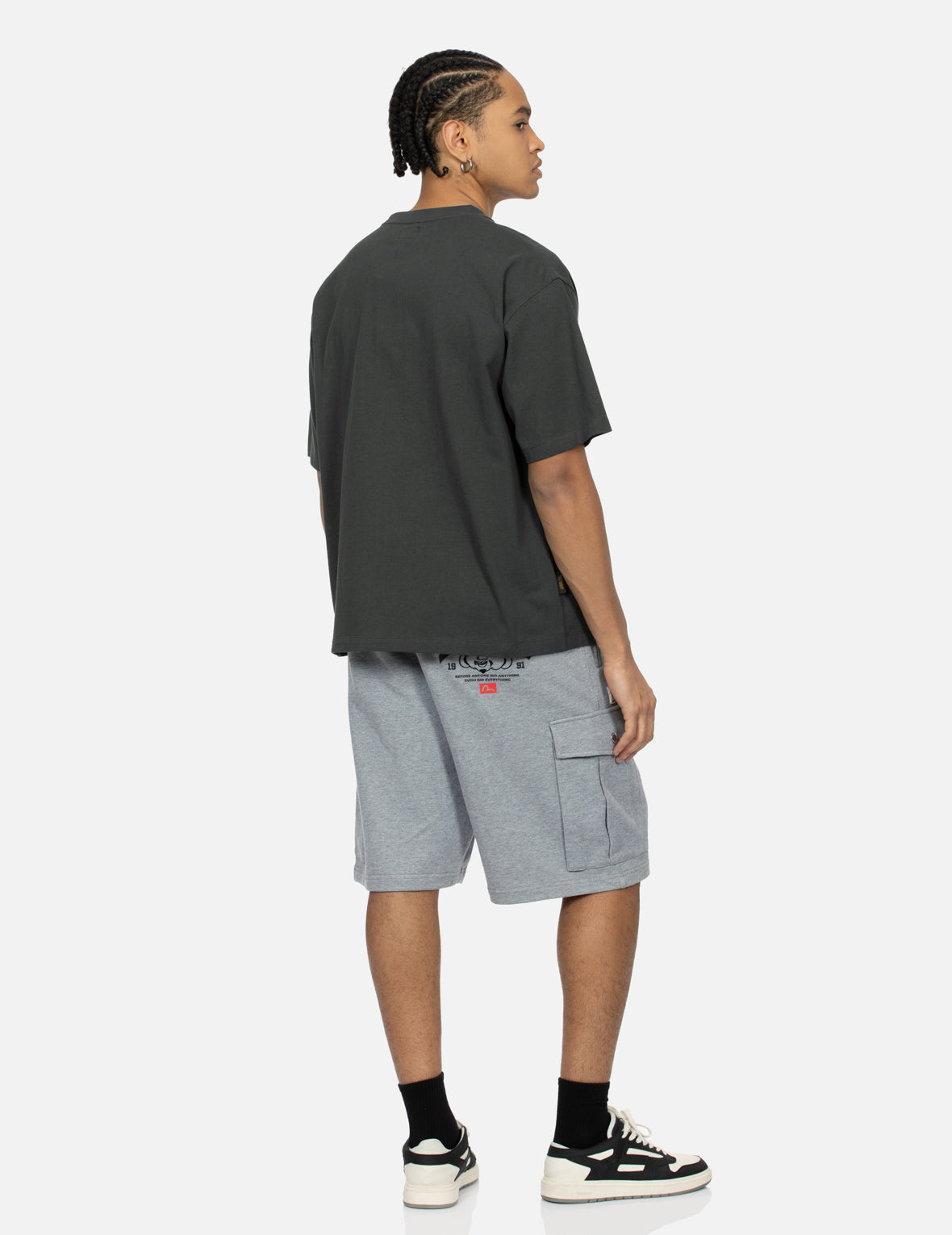 リアルなデジタルプリントリラックスフィットTシャツ