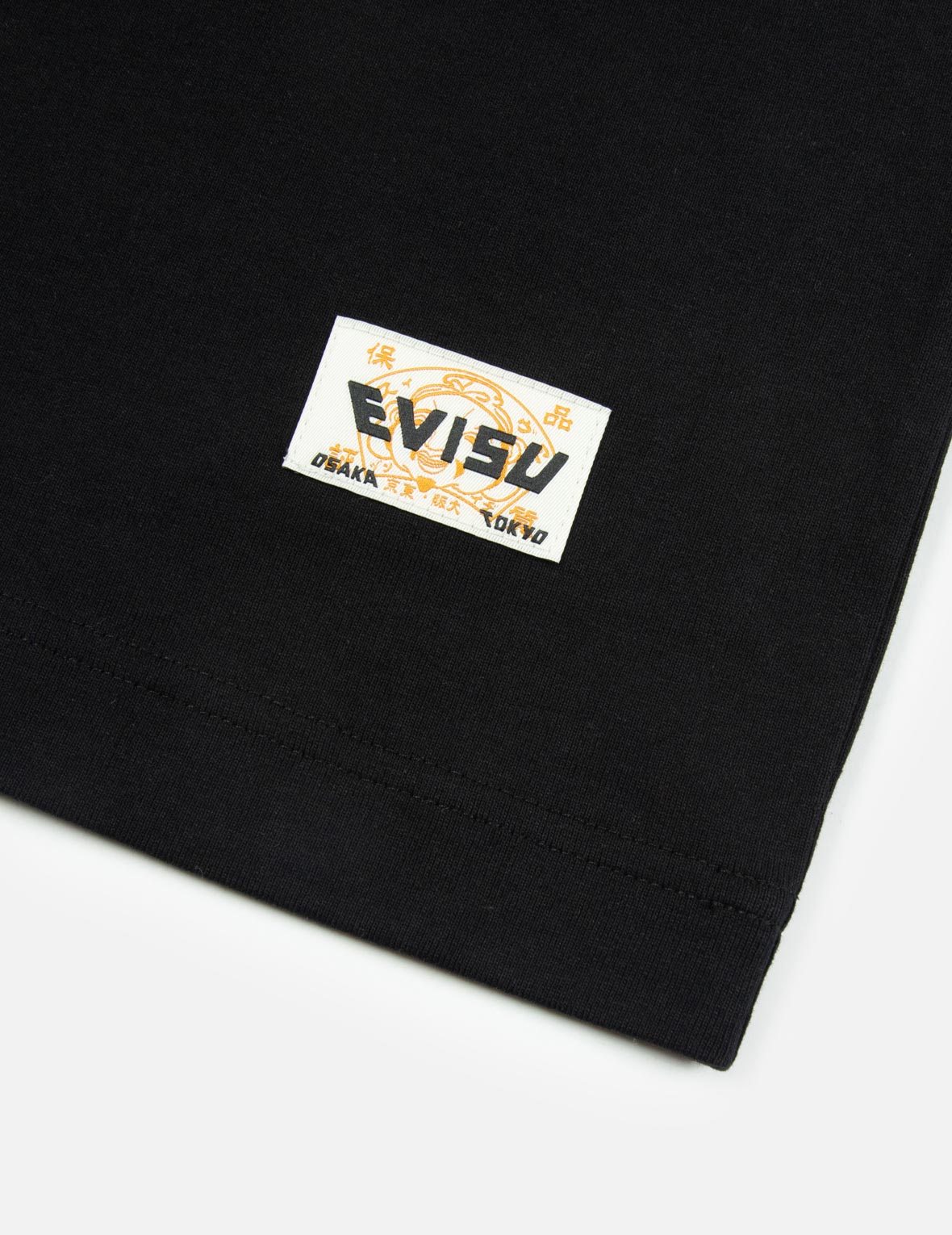 福神のリフレクタープリントルーズフィットTシャツ