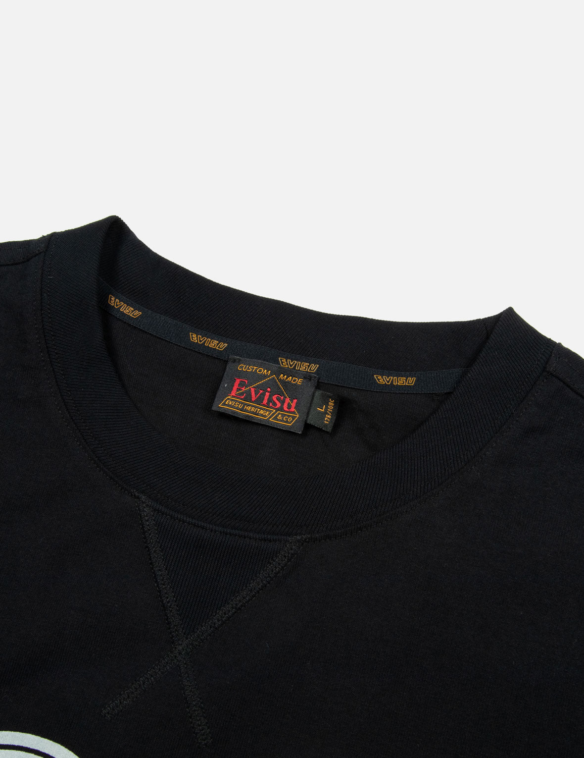 福神のリフレクタープリントルーズフィットTシャツ