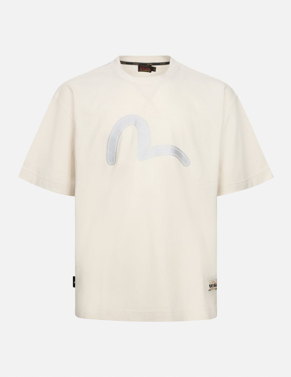 福神のリフレクタープリントルーズフィットTシャツ