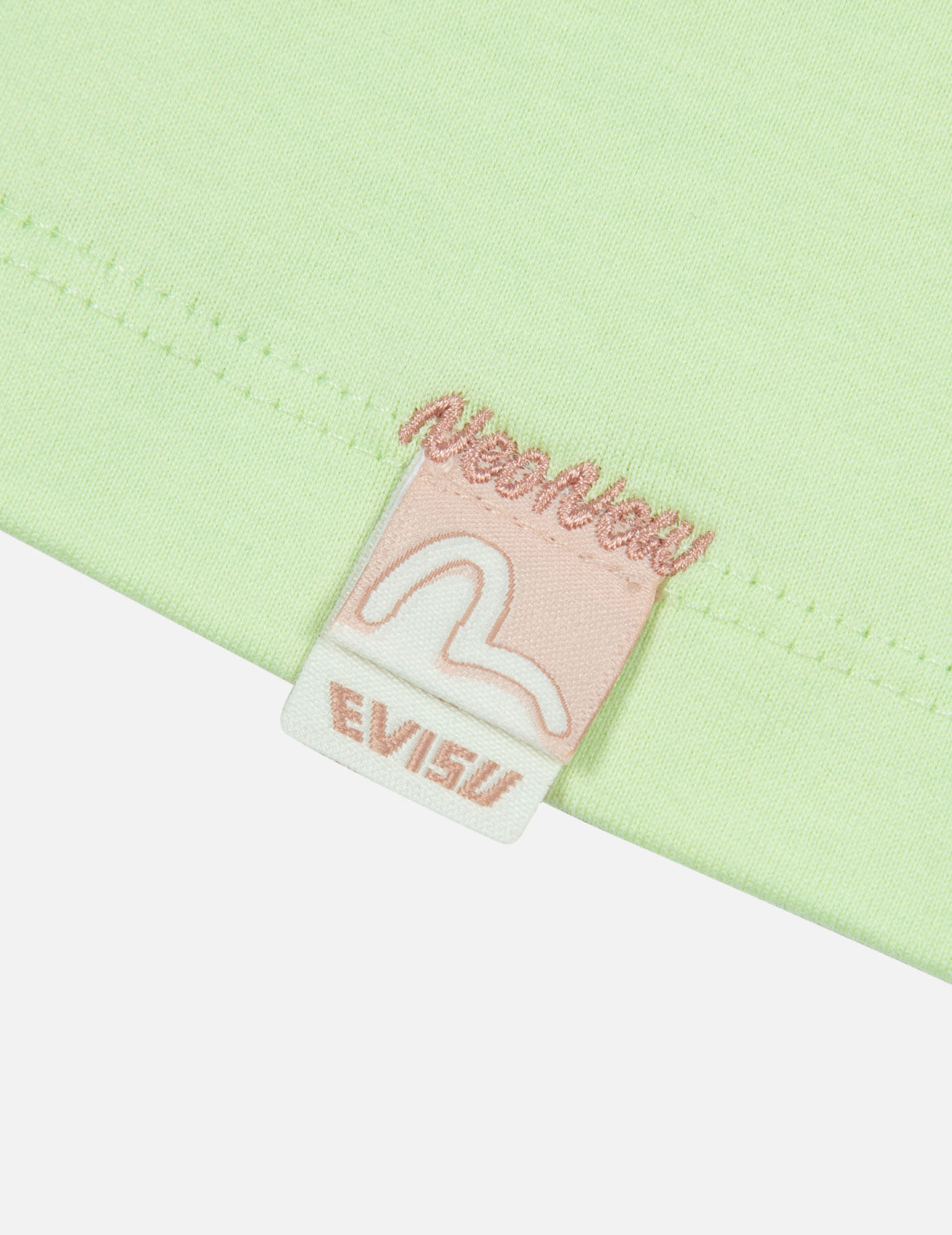 おにぎり だるまとハート プリント クロップド Tシャツ