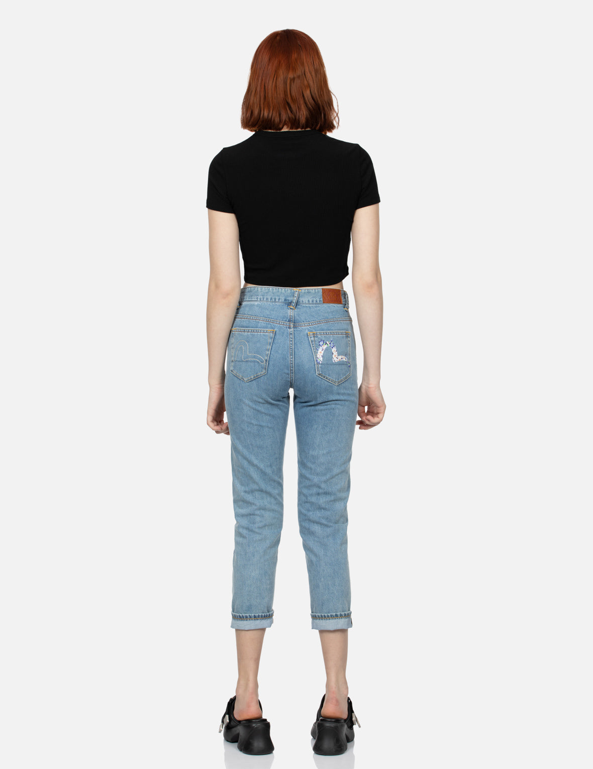 カットアウトカモメスリムフィットTシャツ