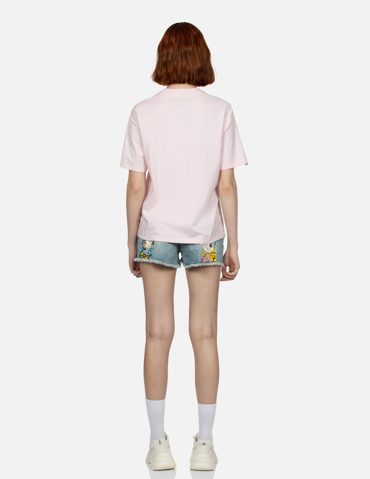 マルチプリント オーバーサイズTシャツ