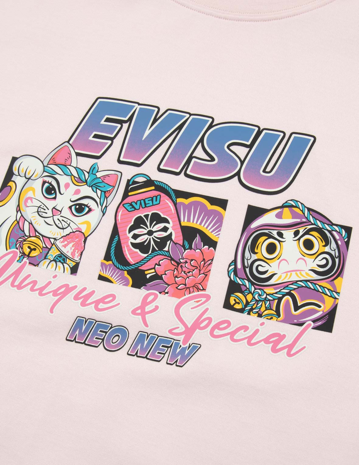 マルチプリント オーバーサイズTシャツ