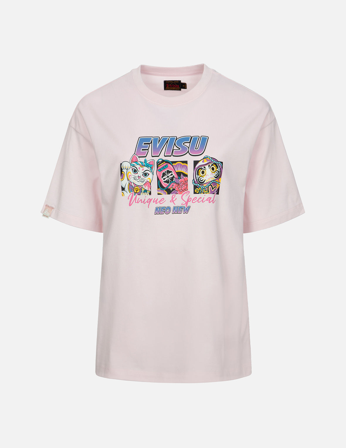 マルチプリント オーバーサイズTシャツ