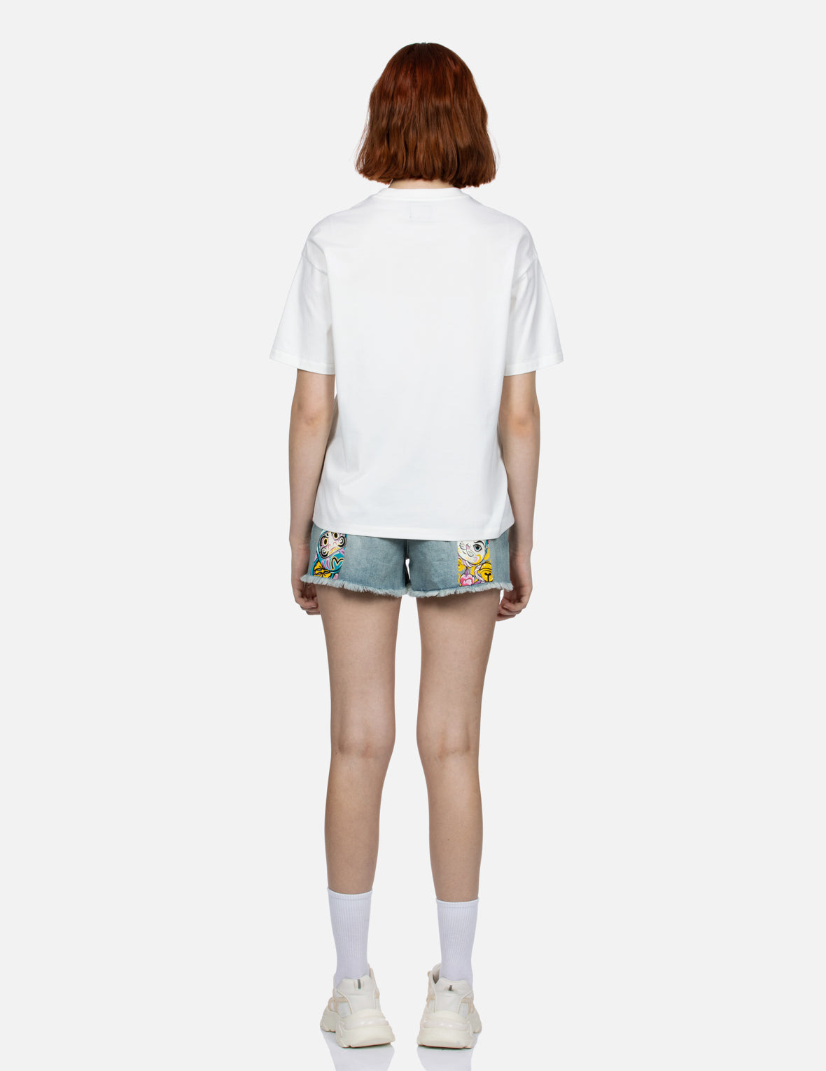 マルチプリント オーバーサイズTシャツ