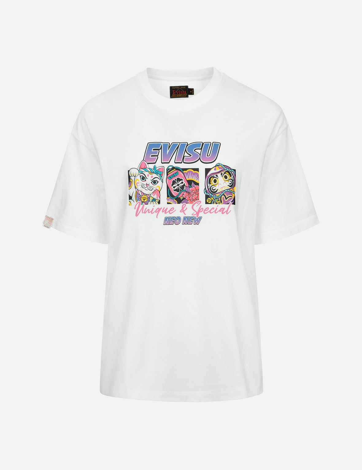 マルチプリント オーバーサイズTシャツ