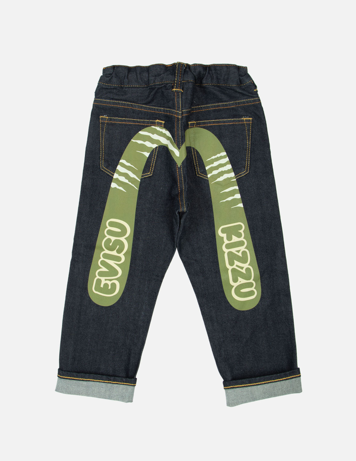 大黒プリントレギュラーフィットジーンズ – EVISU