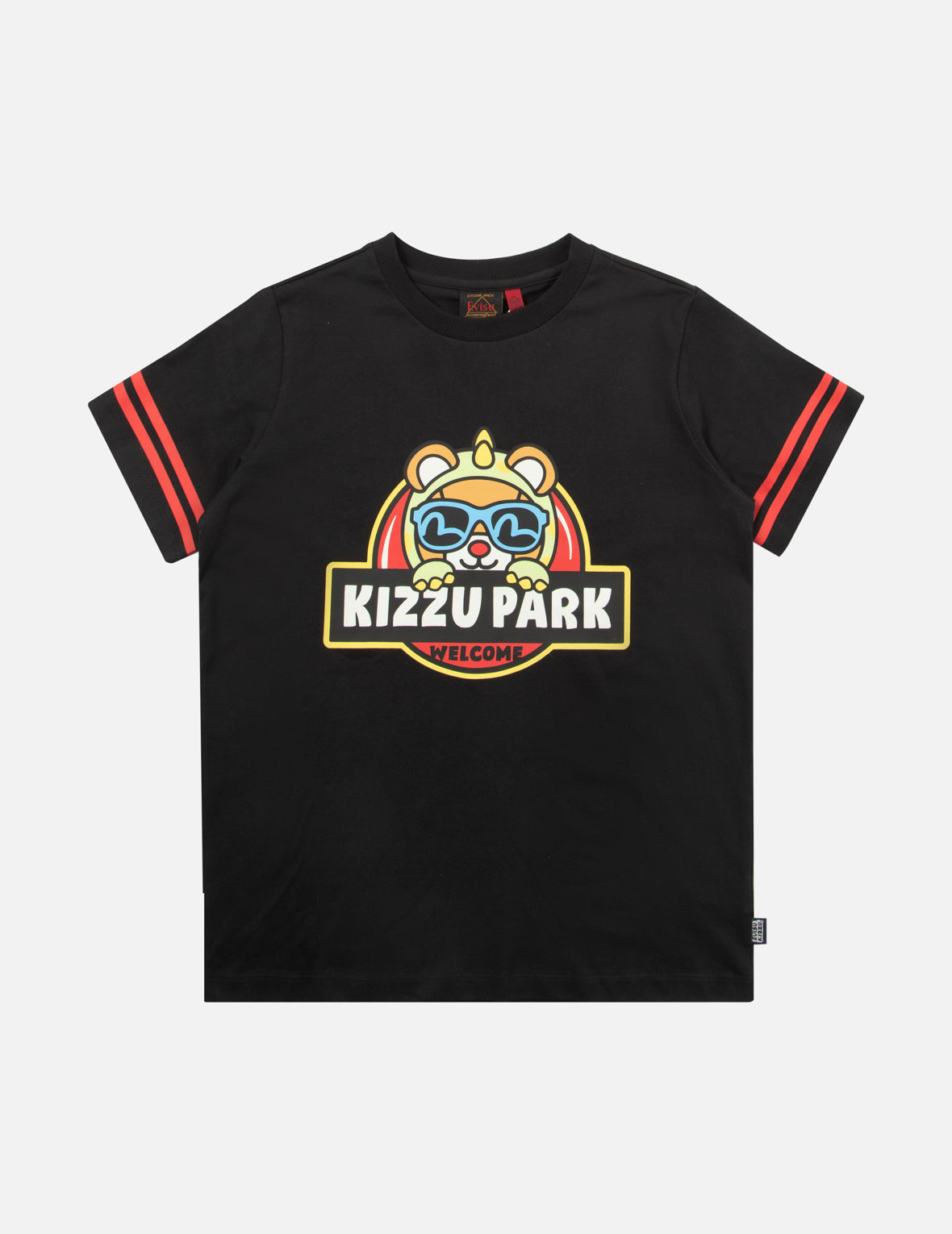 恐竜クマプリントレギュラーフィットTシャツ