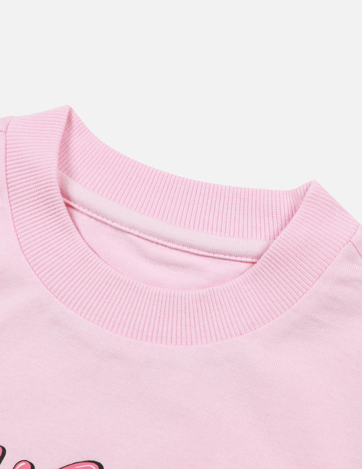 着物姿のクマとさくらプリントレギュラーフィットTシャツ