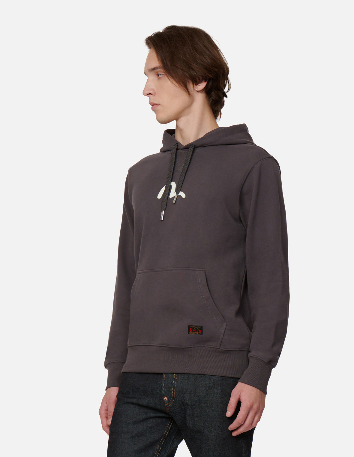 Seagull Print Hooded Sweatshirt