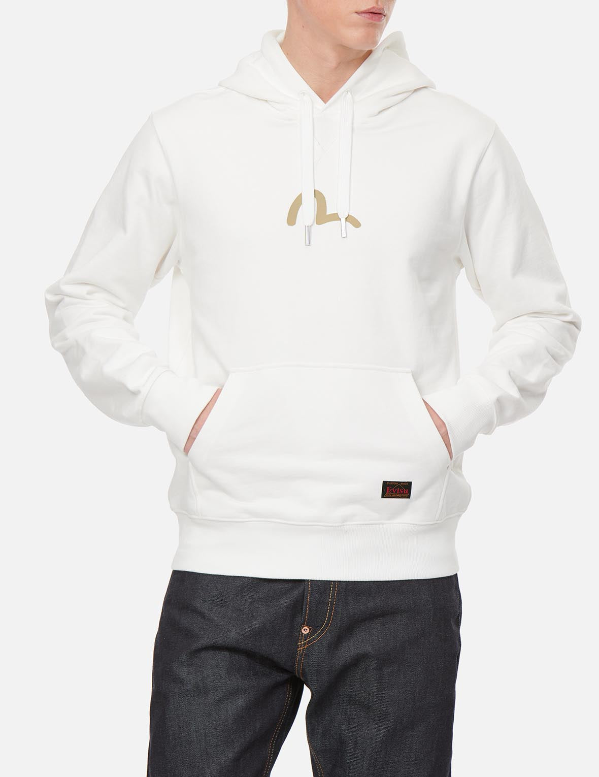 Seagull Print Hooded Sweatshirt