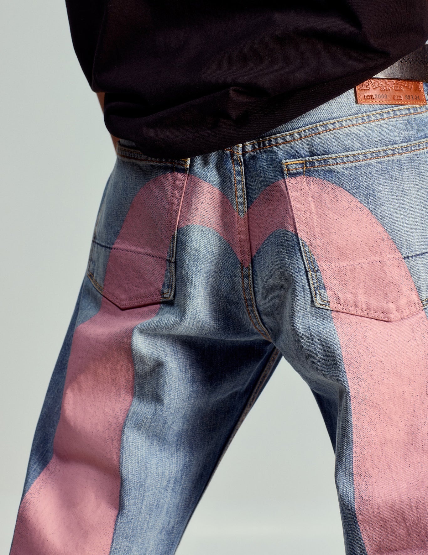 ダイコックプリント バギーフィットジーンズ #2000 – EVISU