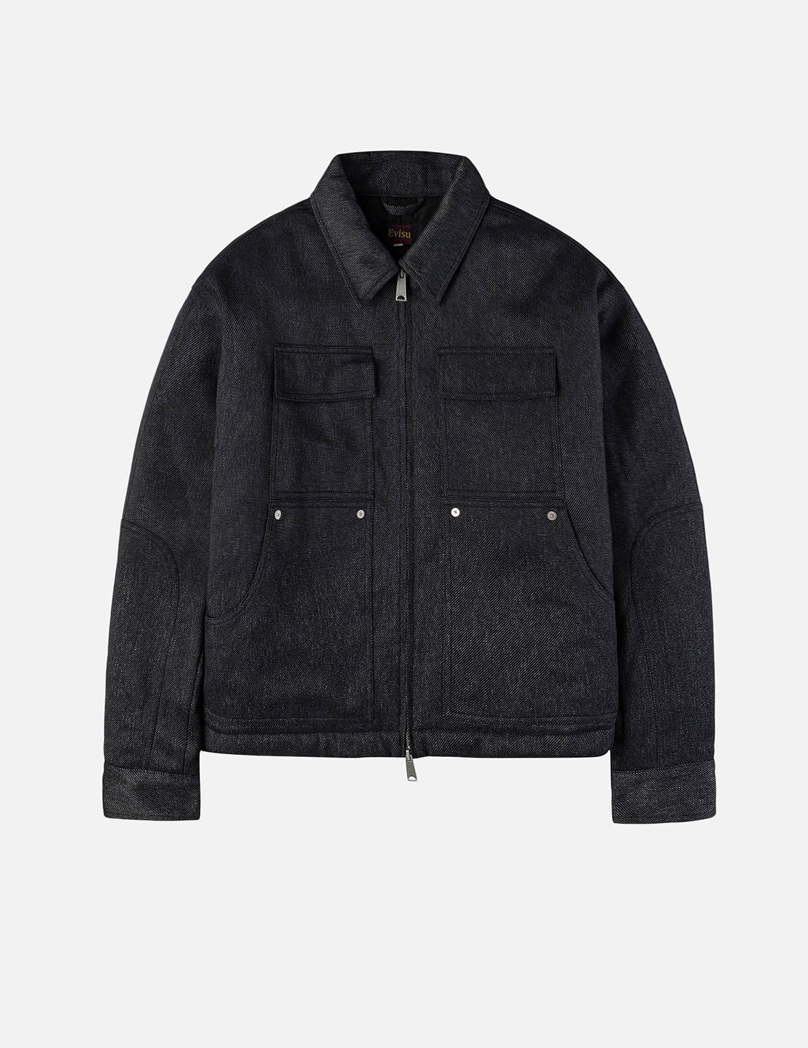 クラシック50年代カーとカモメプリント リラックスフィット ワーク