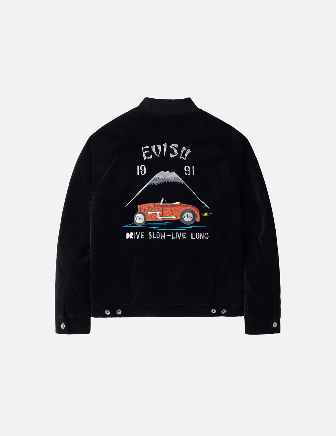 ヴィンテージスカジャン　※サイズご注意ください ビンテージベルベットレギュラーフィットパッドスカジャン – EVISU