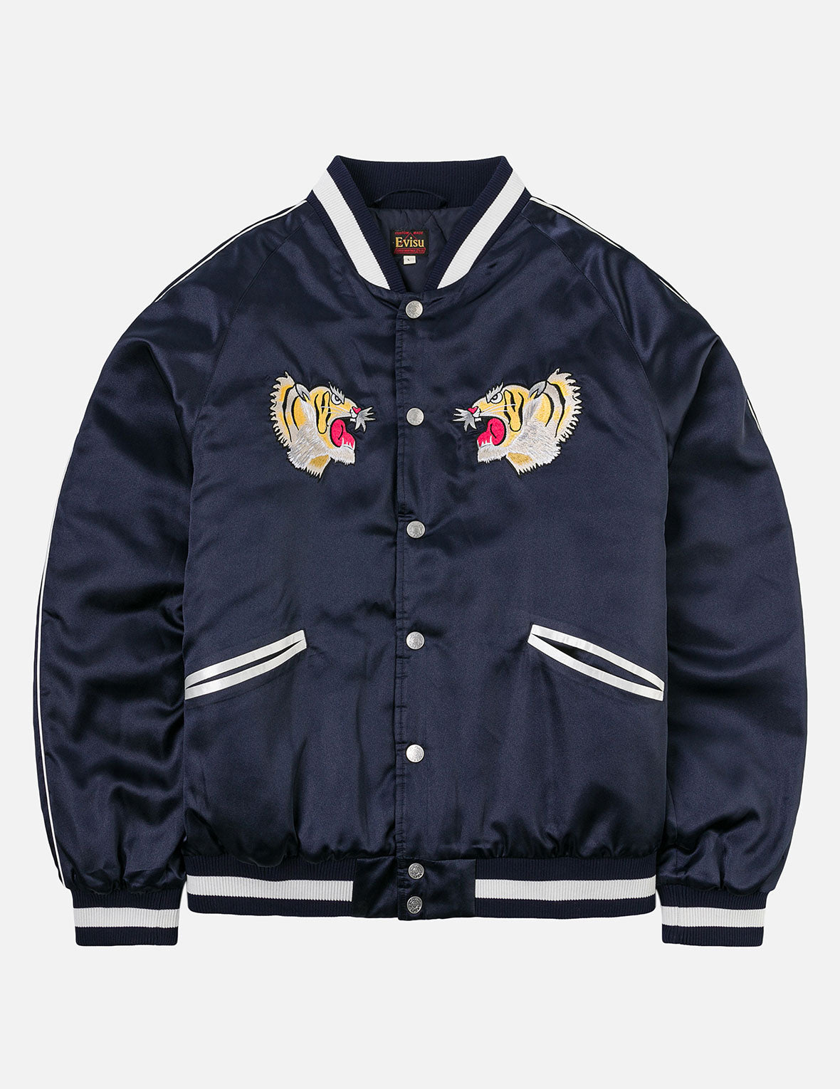EVISU スーベニアジャケット スカジャン エヴィス EVISUアーカイブ刺繍レギュラーフィットパッドスカジャン