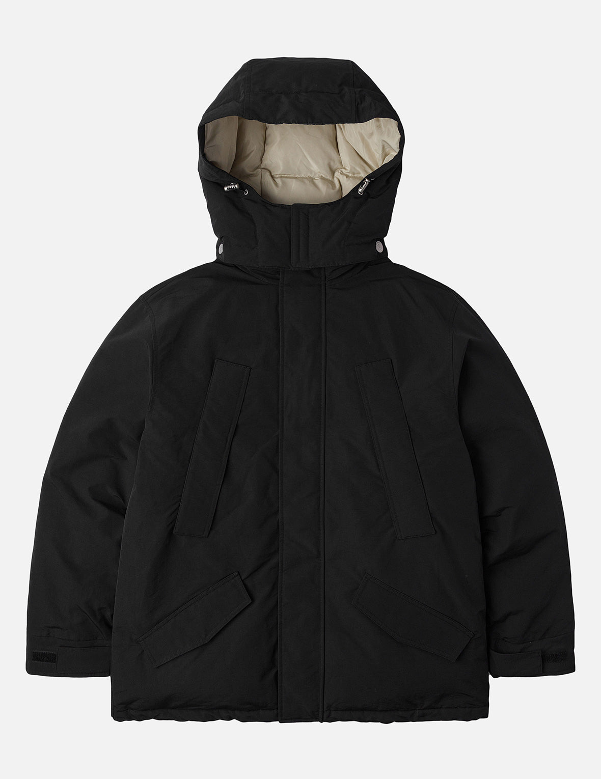 Seagull Embroidery Regular Fit Waterproof Down Jacket