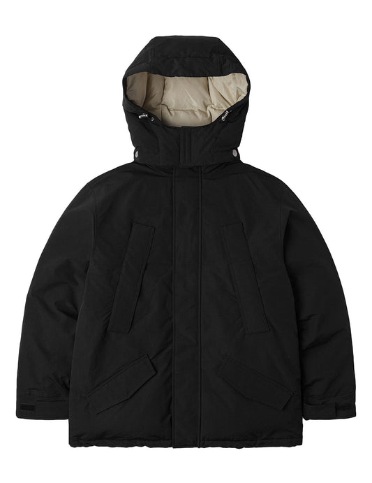 Seagull Embroidery Regular Fit Waterproof Down Jacket