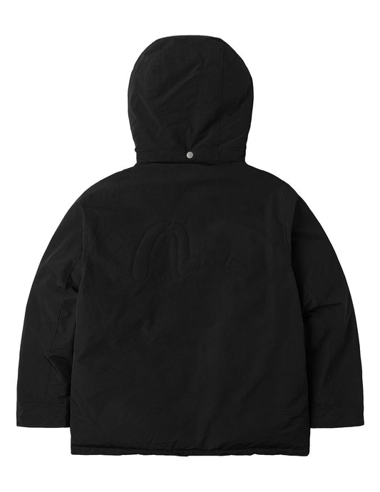 Seagull Embroidery Regular Fit Waterproof Down Jacket