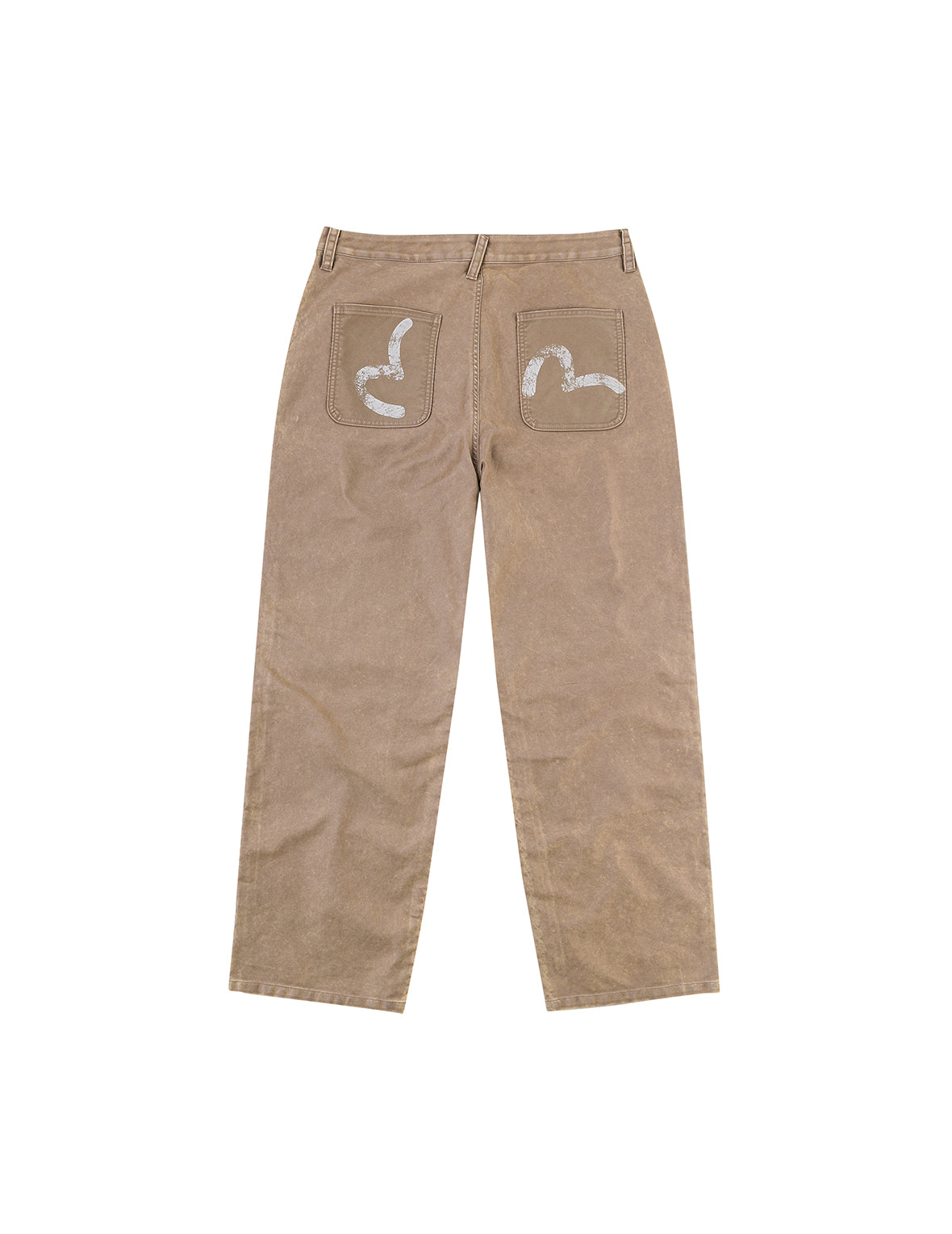 カモメプリントとマルチポケット レギュラーフィット カーゴパンツ – EVISU