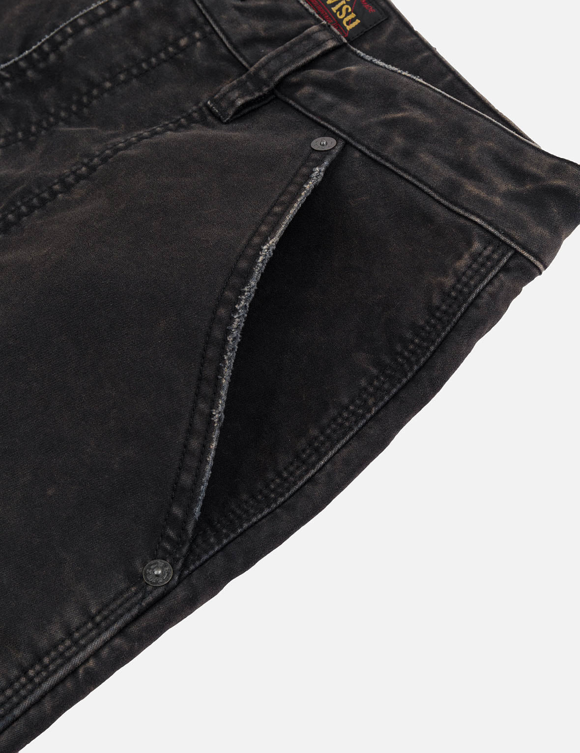 カモメプリントとマルチポケット レギュラーフィット カーゴパンツ