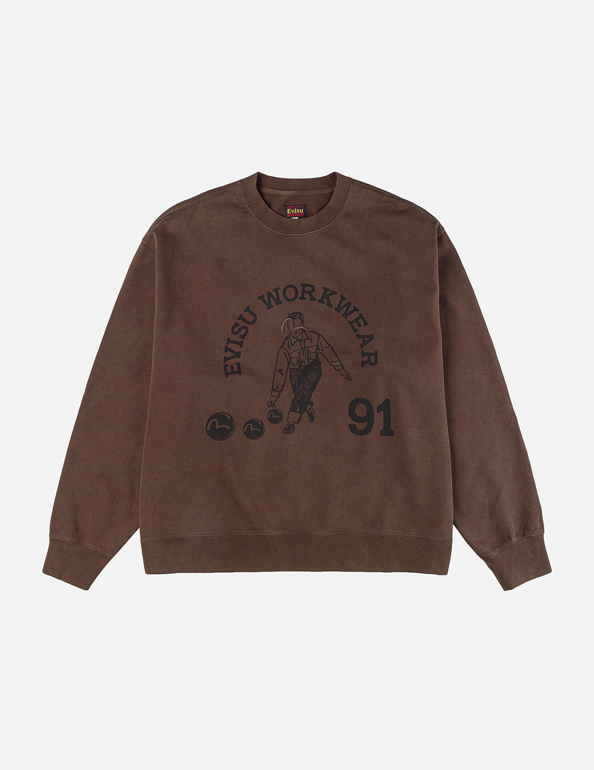 ＊エヴィス EVISU ゴルフボール カモメ スウェット トレーナー 40 EVISU - ＊エヴィス EVISU ゴルフボール カモメ スウェット