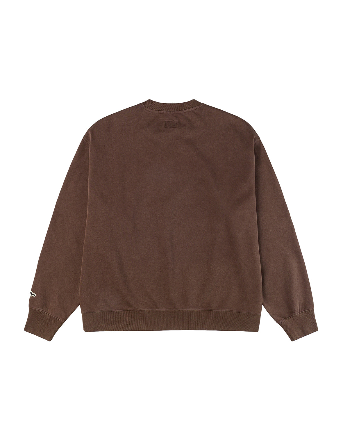 45rpm ブラウン プリント スウェット ボウリングワークウェアプリント リラックスフィット スウェットシャツ