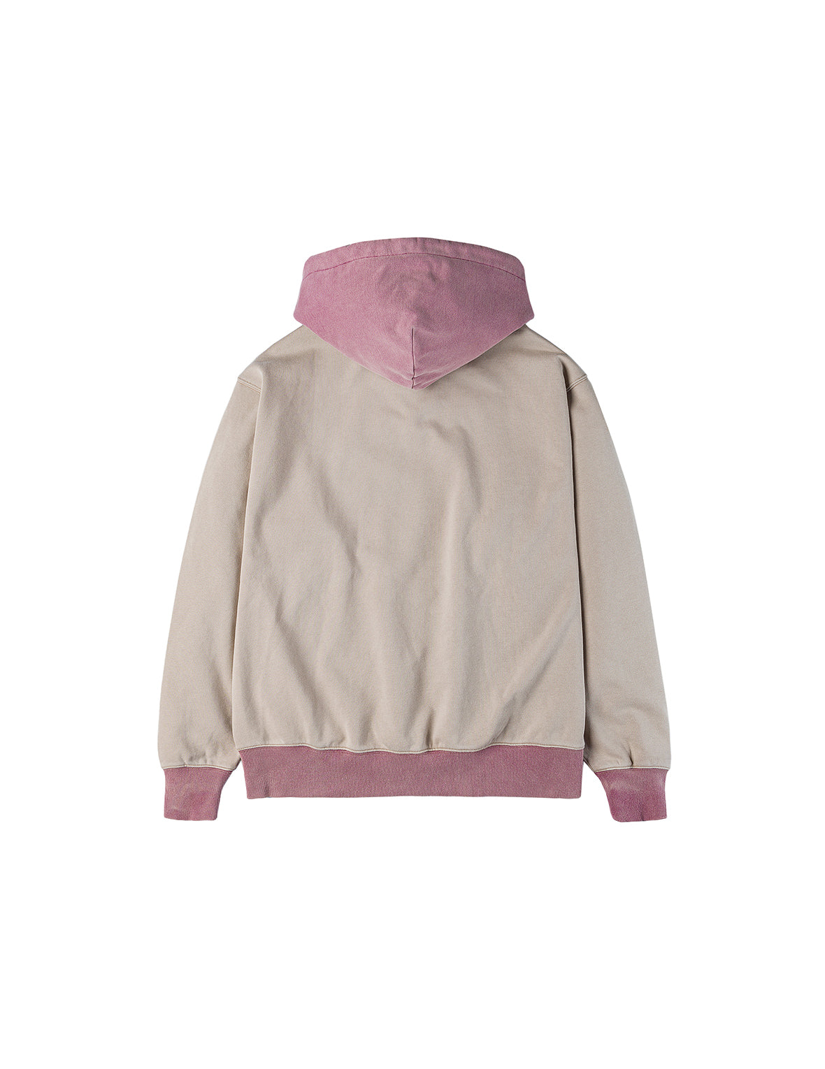 カラーブロッキングロゴプリントと大黒刺繍 レギュラーフィット フーディー