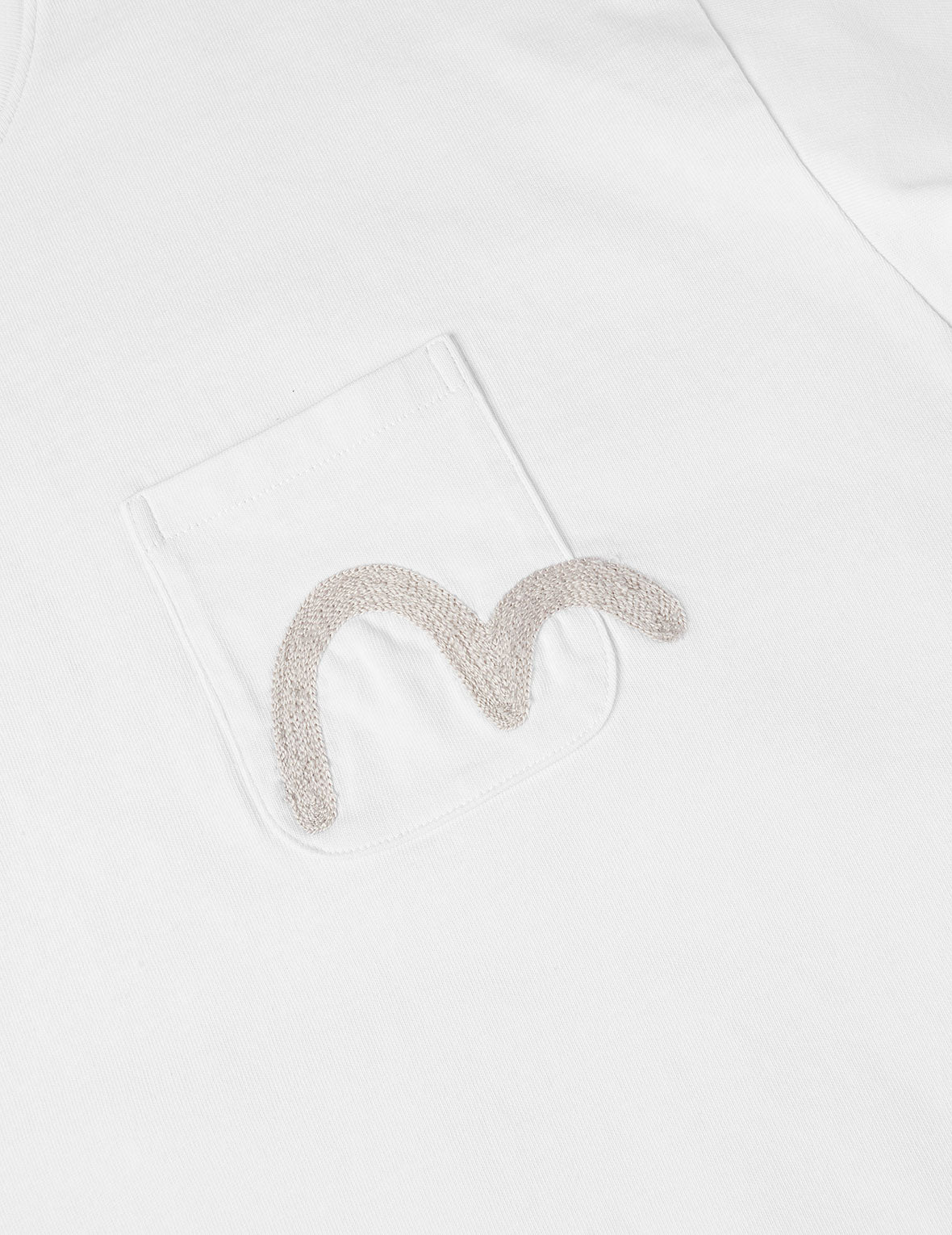 カモメ刺繍ポケット リラックスフィット 長袖Tシャツ