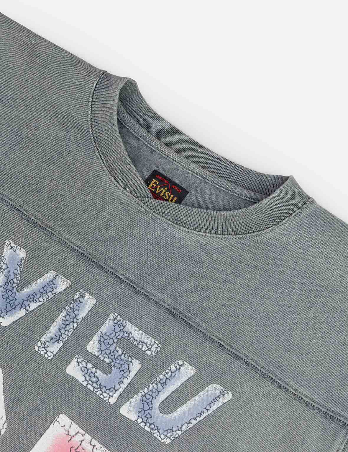 ロゴと「91」プリント レギュラーフィット 長袖Tシャツ