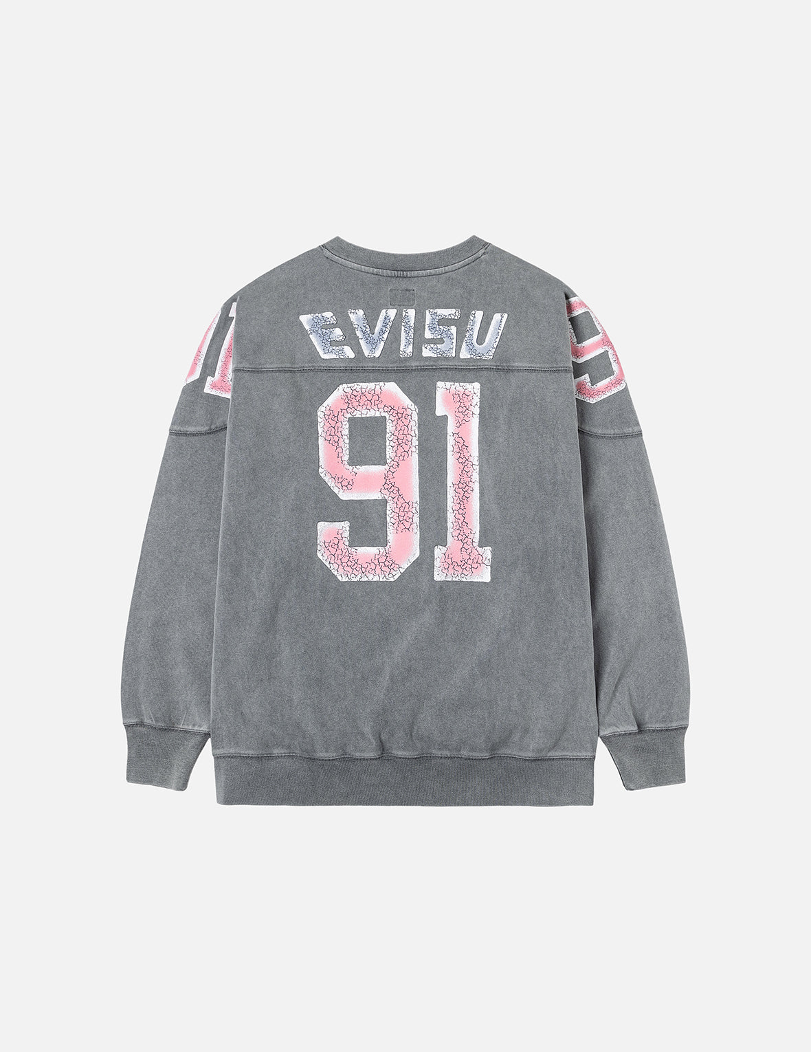ロゴと「91」プリント レギュラーフィット 長袖Tシャツ