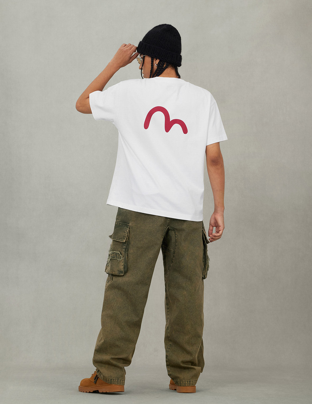 EVISUアーカイブプリント リラックスフィット Tシャツ