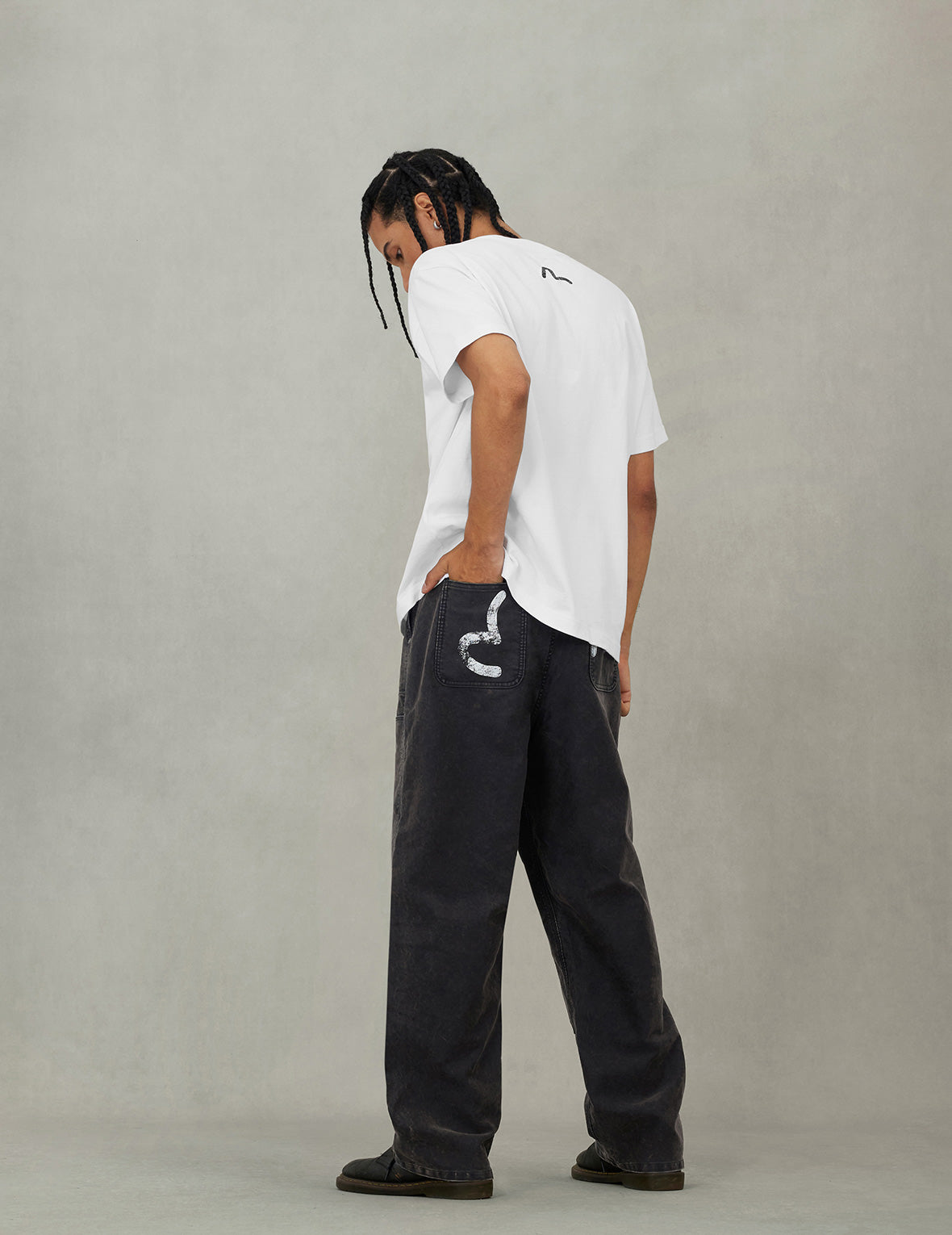 アメリカン「恵比寿」プリント リラックスフィット Tシャツ