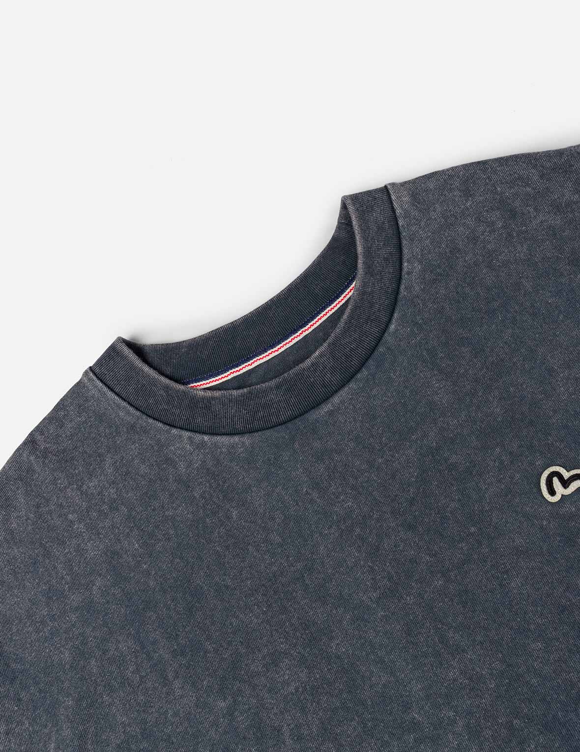 ロゴとカモメプリント リラックスフィット Tシャツ