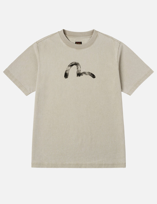 手描きカモメプリント リラックスフィット Tシャツ
