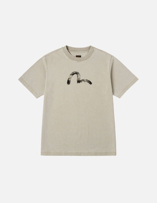 手描きカモメプリント リラックスフィット Tシャツ