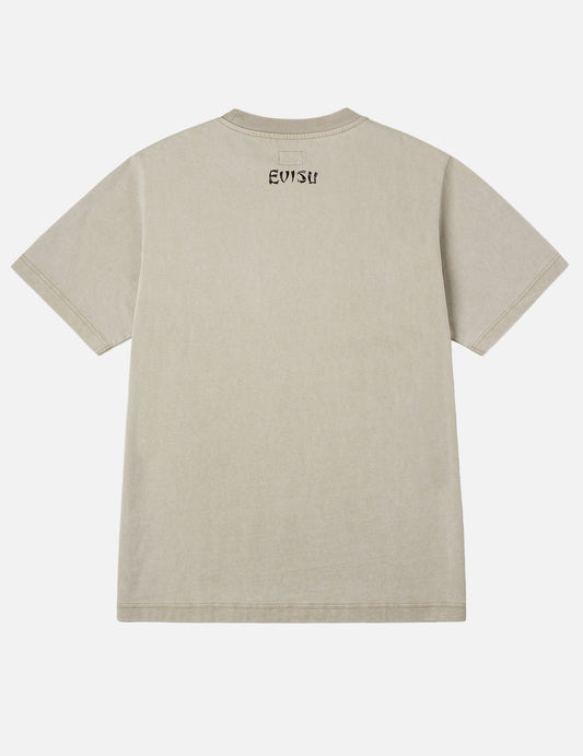 手描きカモメプリント リラックスフィット Tシャツ