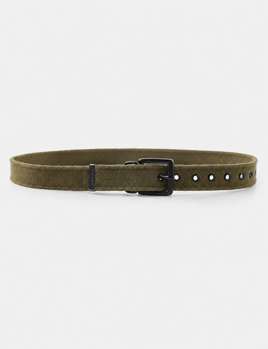 Washed Canvas Army Belt