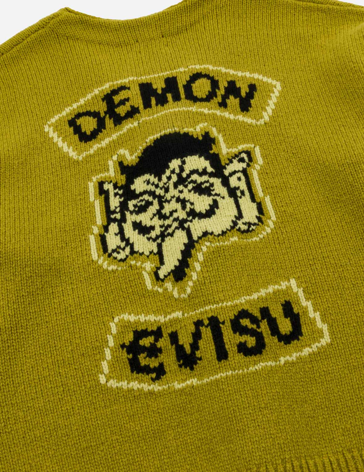 Demon EVISU Seagull Knit Cardigan