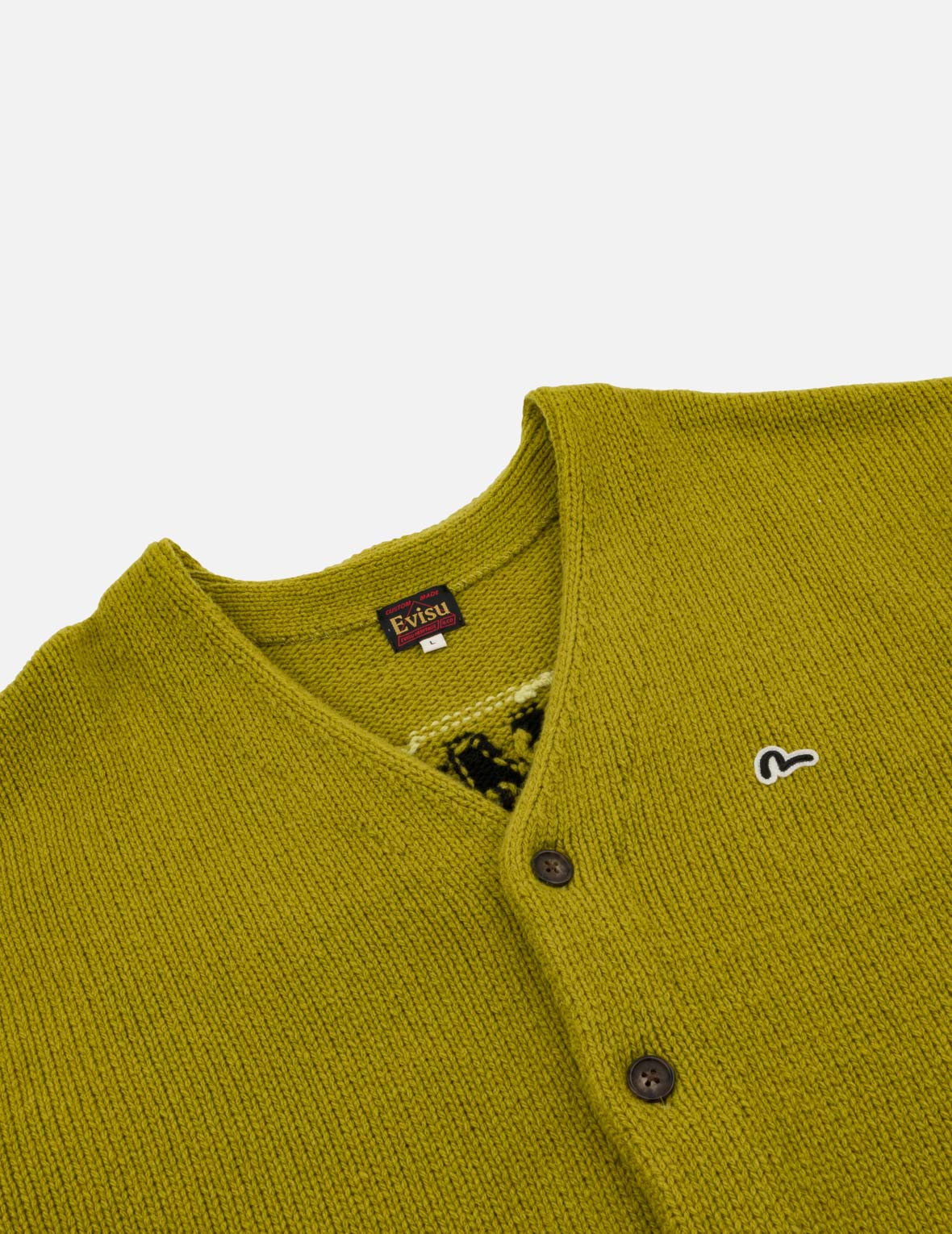 Demon EVISU Seagull Knit Cardigan