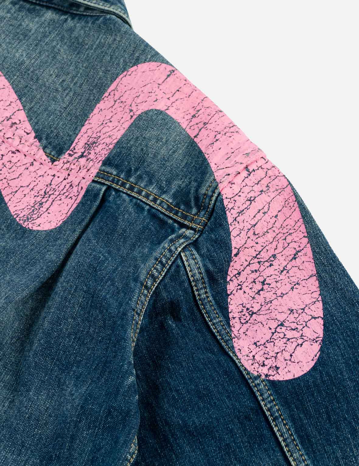 Pink Daicock Denim Jacket – EVISU