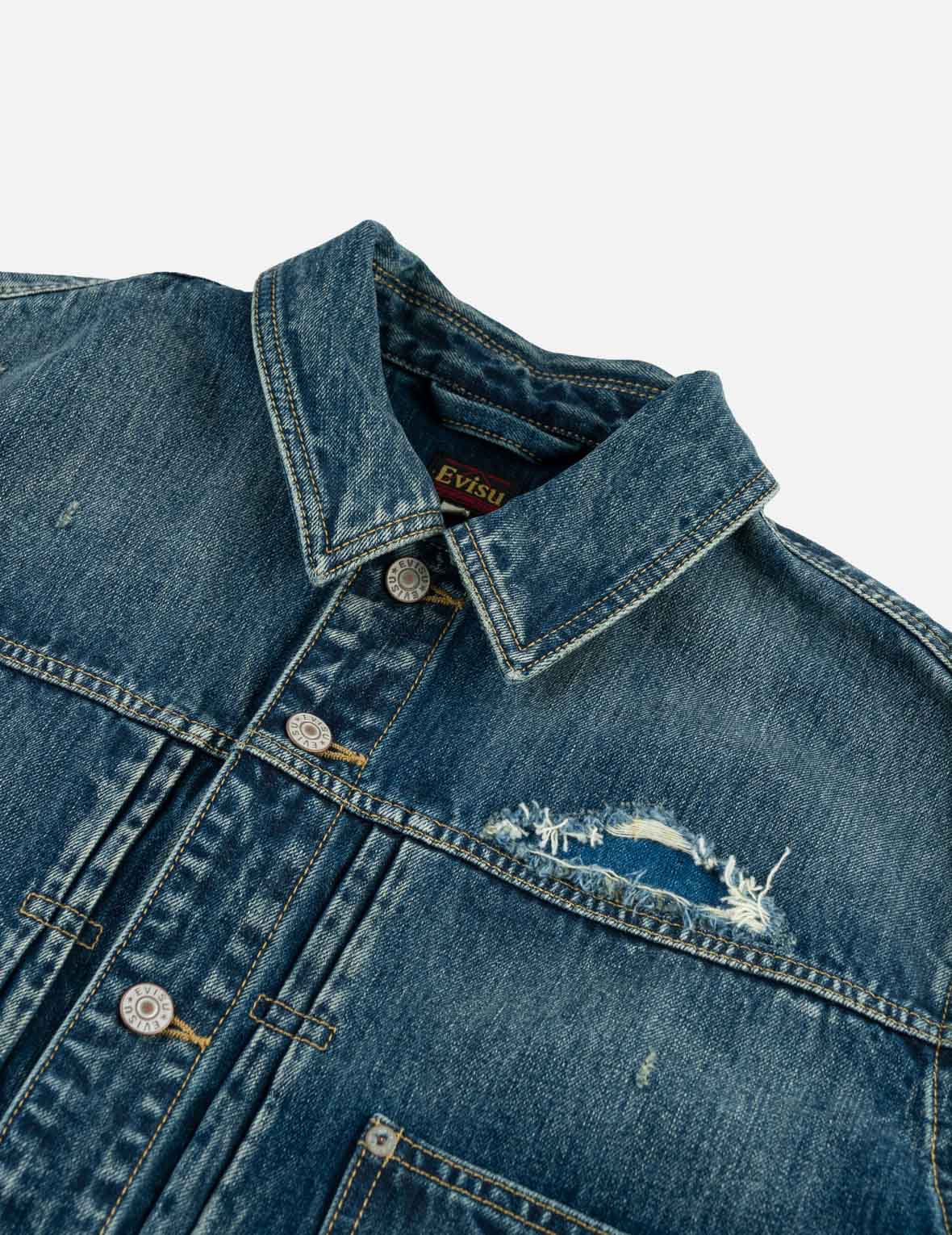 ピンク大M デニムジャケット – EVISU