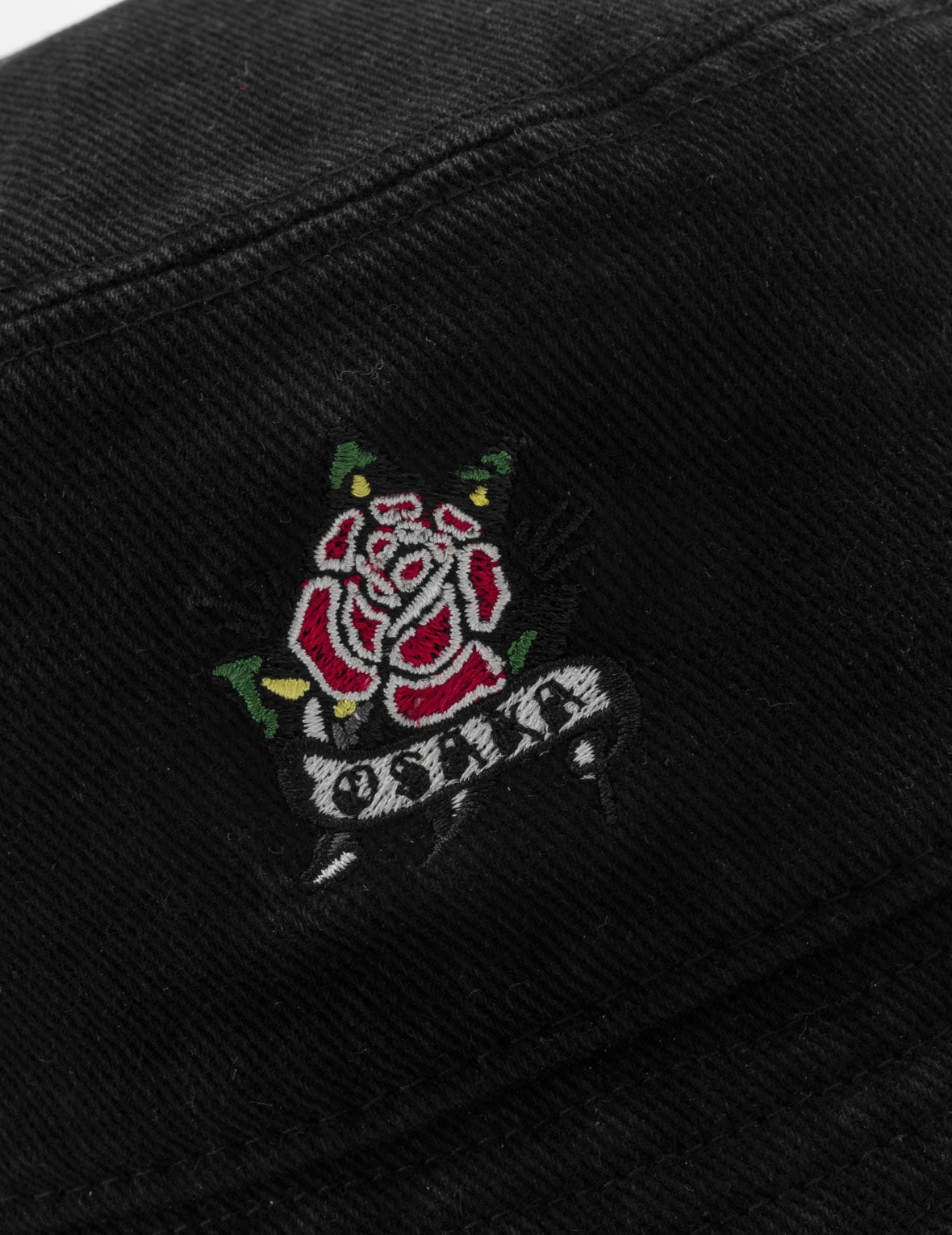 ローズ刺繍 デニムバケットハット – EVISU