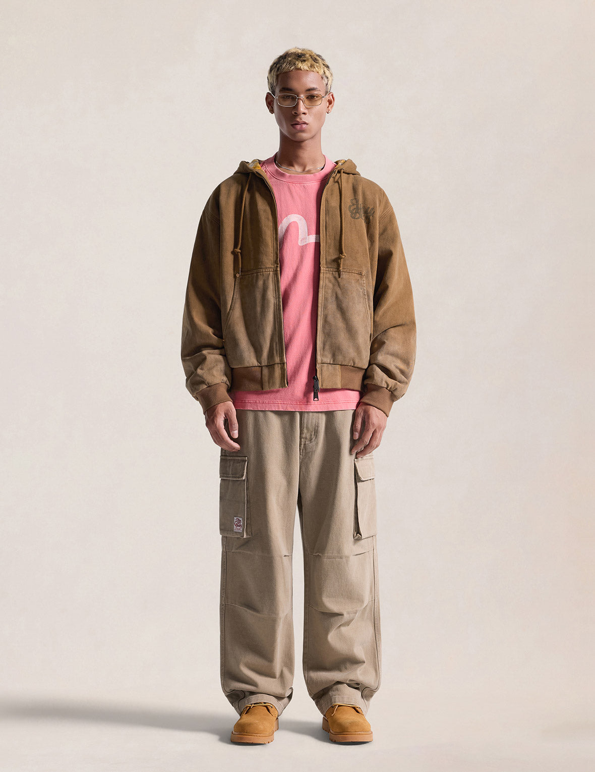 3M Thinsulate™ 中綿 ヴィンテージウォッシュ フーデッドジャケット